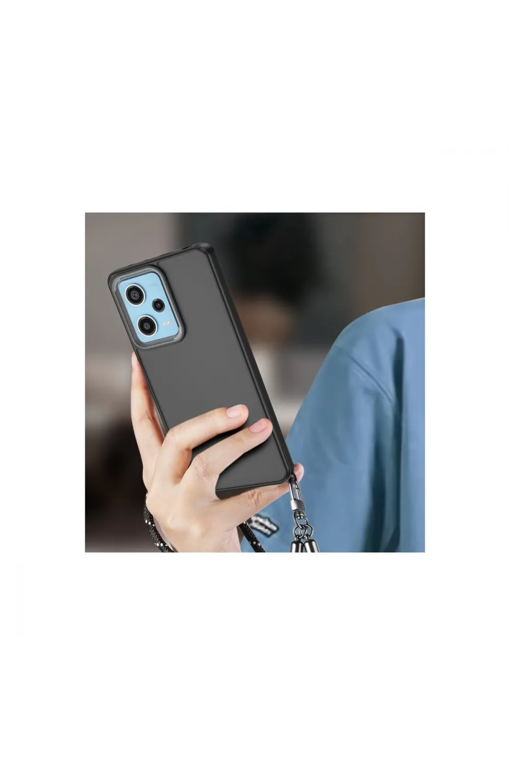 Xiaomi Redmi Note 12 4g Kılıf Elegant Kapak - Siyah