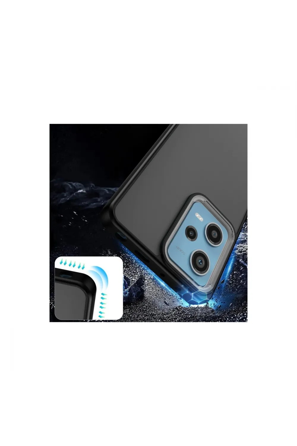 Xiaomi Redmi Note 12 4g Kılıf Elegant Kapak - Siyah