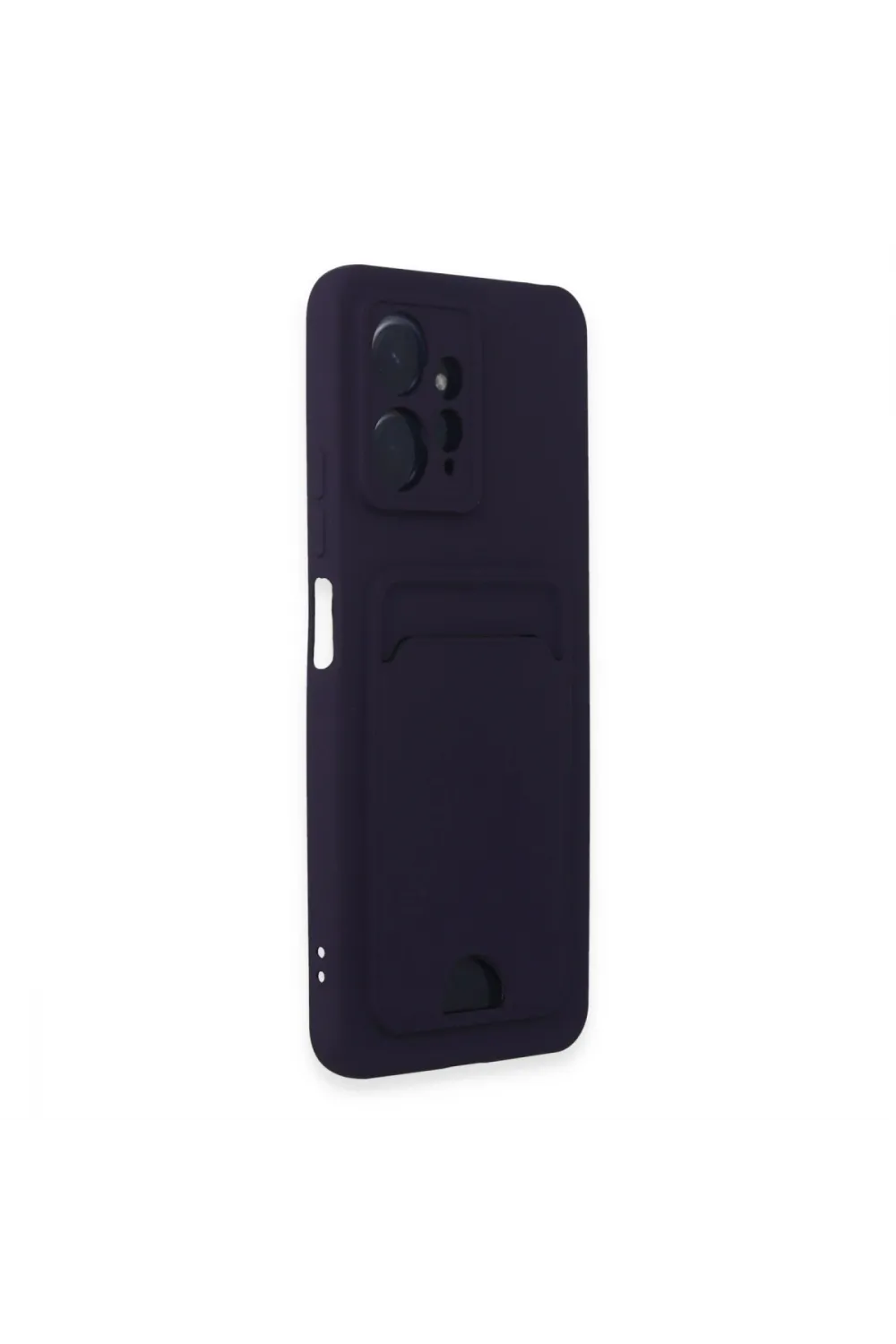 Xiaomi Redmi Note 12 4g Kılıf Kelvin Kartvizitli Silikon - Derin Mor