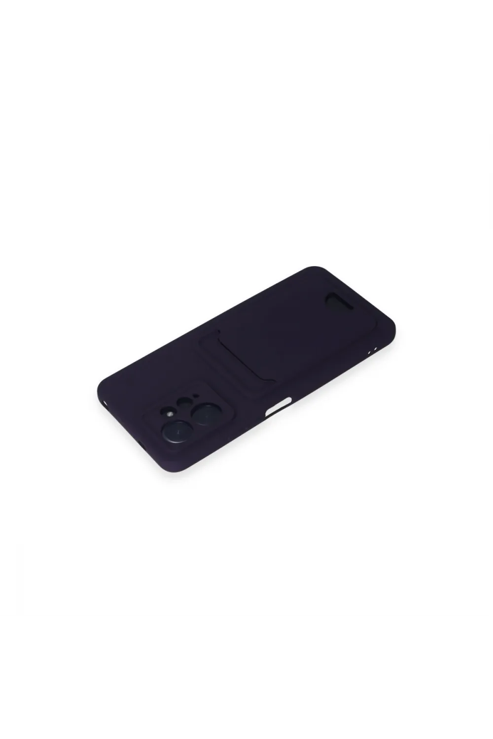 Xiaomi Redmi Note 12 4g Kılıf Kelvin Kartvizitli Silikon - Derin Mor
