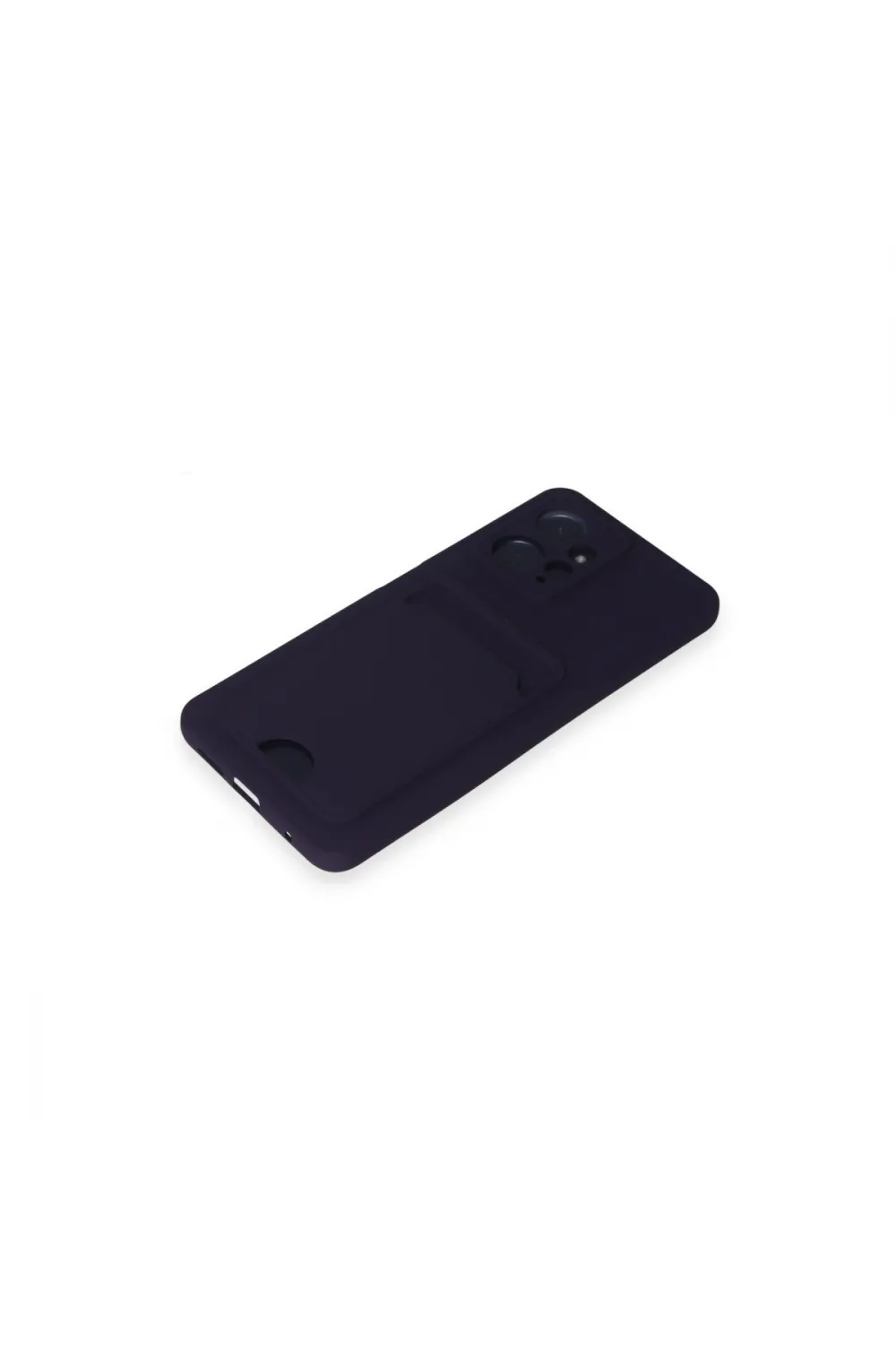 Xiaomi Redmi Note 12 4g Kılıf Kelvin Kartvizitli Silikon - Derin Mor