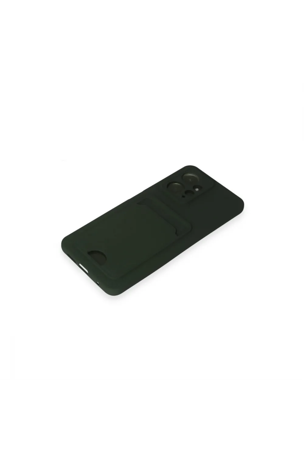 Xiaomi Redmi Note 12 4g Kılıf Kelvin Kartvizitli Silikon - Koyu Yeşil