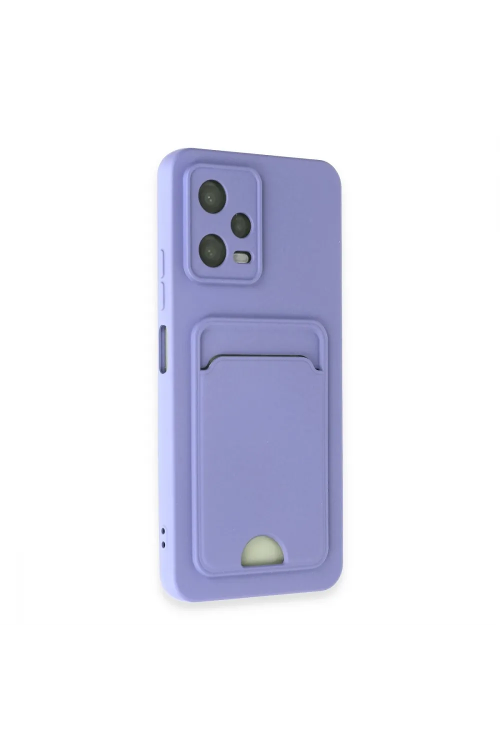 Xiaomi Redmi Note 12 4g Kılıf Kelvin Kartvizitli Silikon - Lila