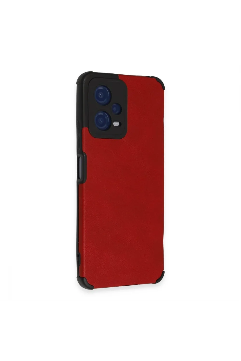 Xiaomi Redmi Note 12 5g Kılıf Loop Deri Silikon - Kırmızı
