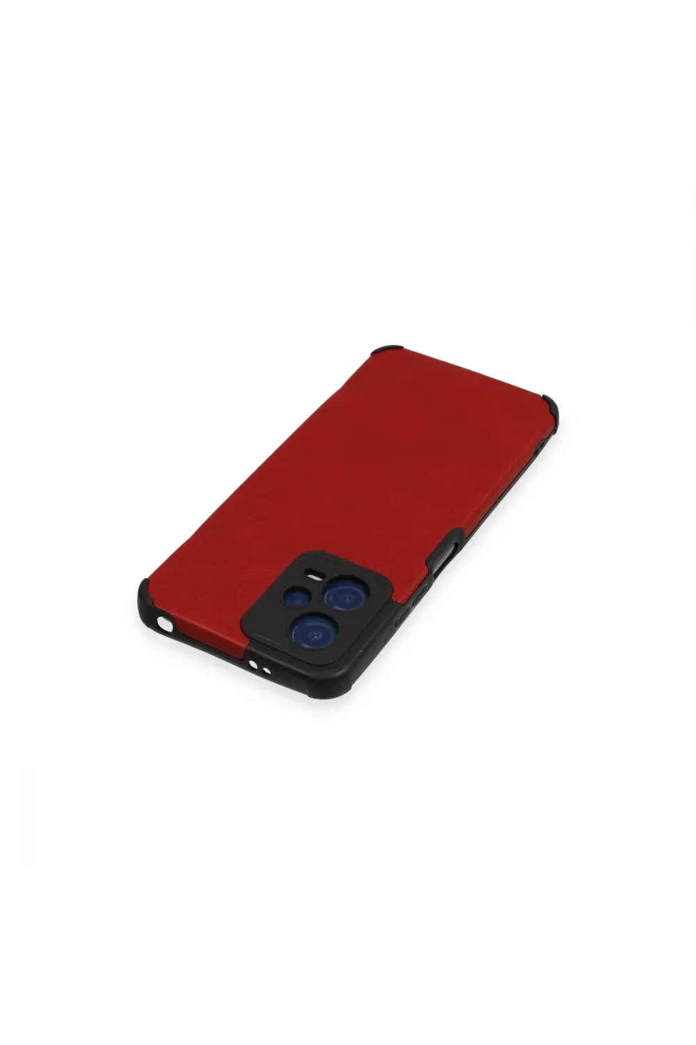 Xiaomi Redmi Note 12 5g Kılıf Loop Deri Silikon - Kırmızı