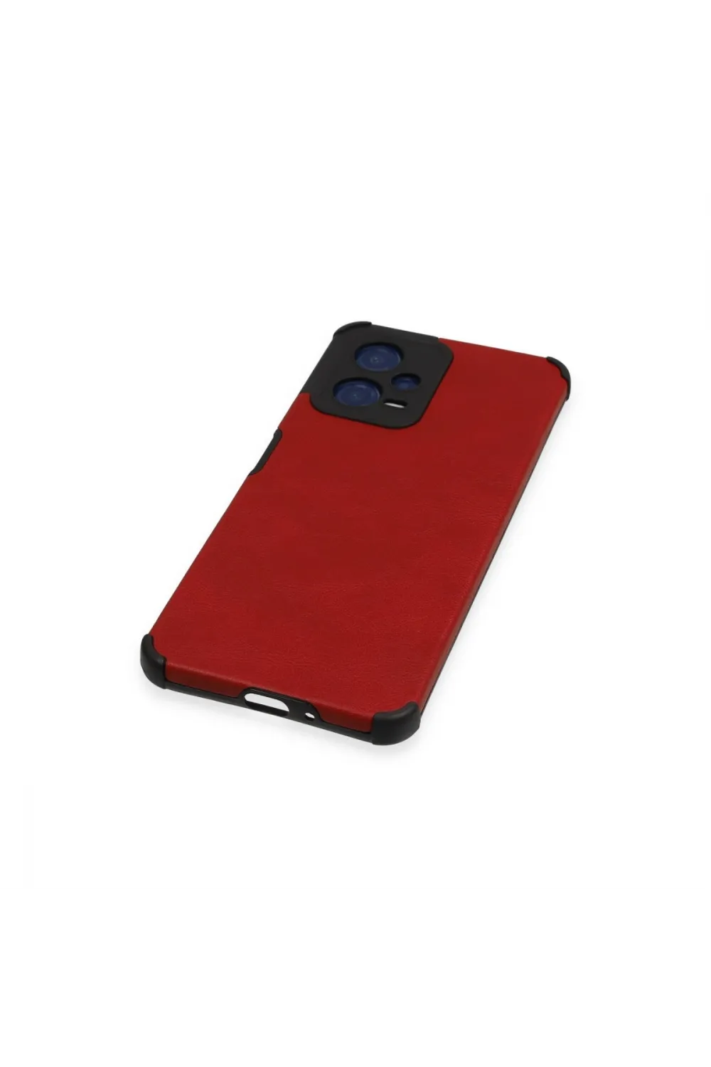Xiaomi Redmi Note 12 5g Kılıf Loop Deri Silikon - Kırmızı