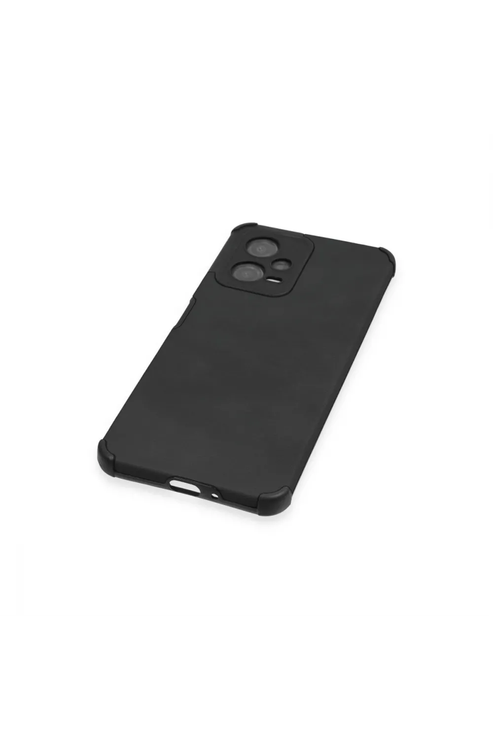 Xiaomi Redmi Note 12 5g Kılıf Loop Deri Silikon - Siyah