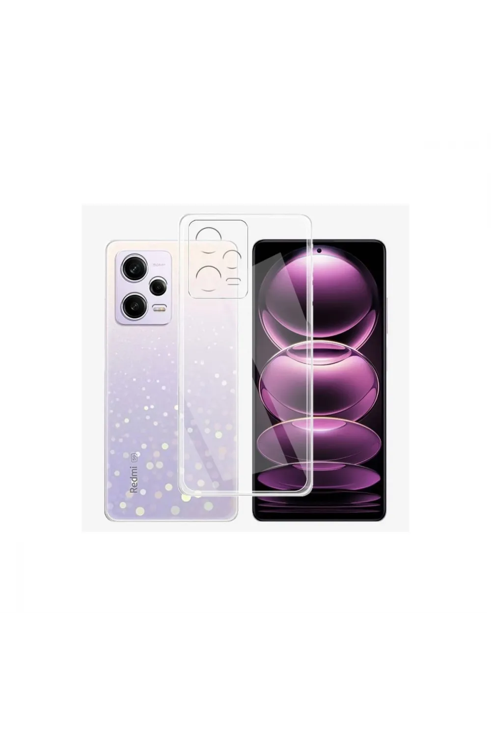 Xiaomi Redmi Note 12 5g Kılıf Lüx Şeffaf Silikon