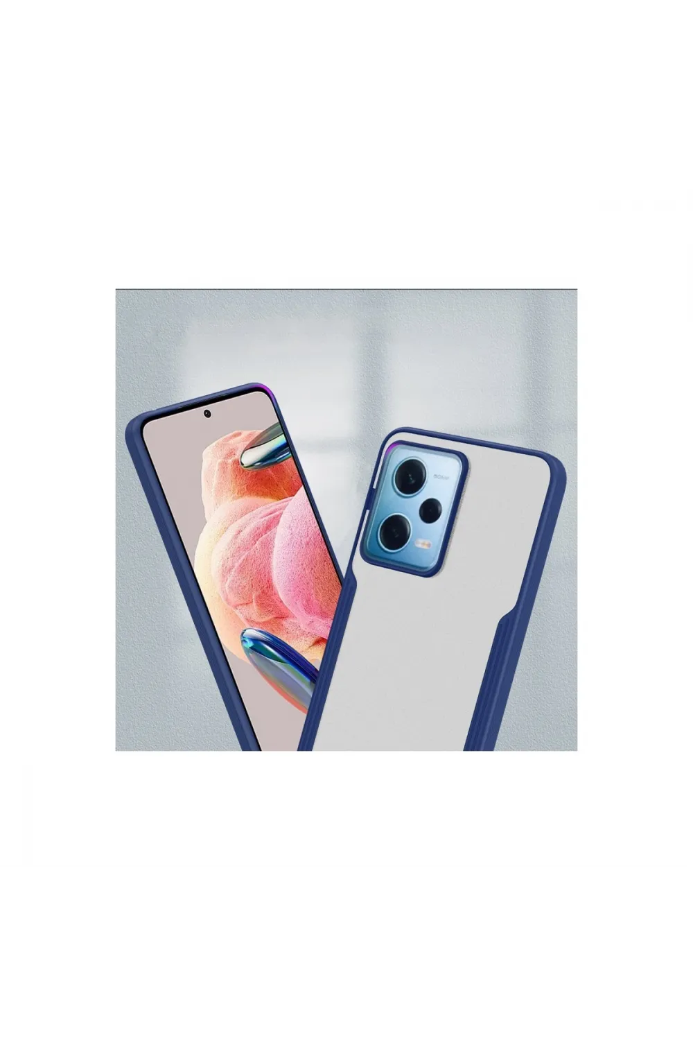 Xiaomi Redmi Note 12 5g Kılıf Platin Silikon - Mavi