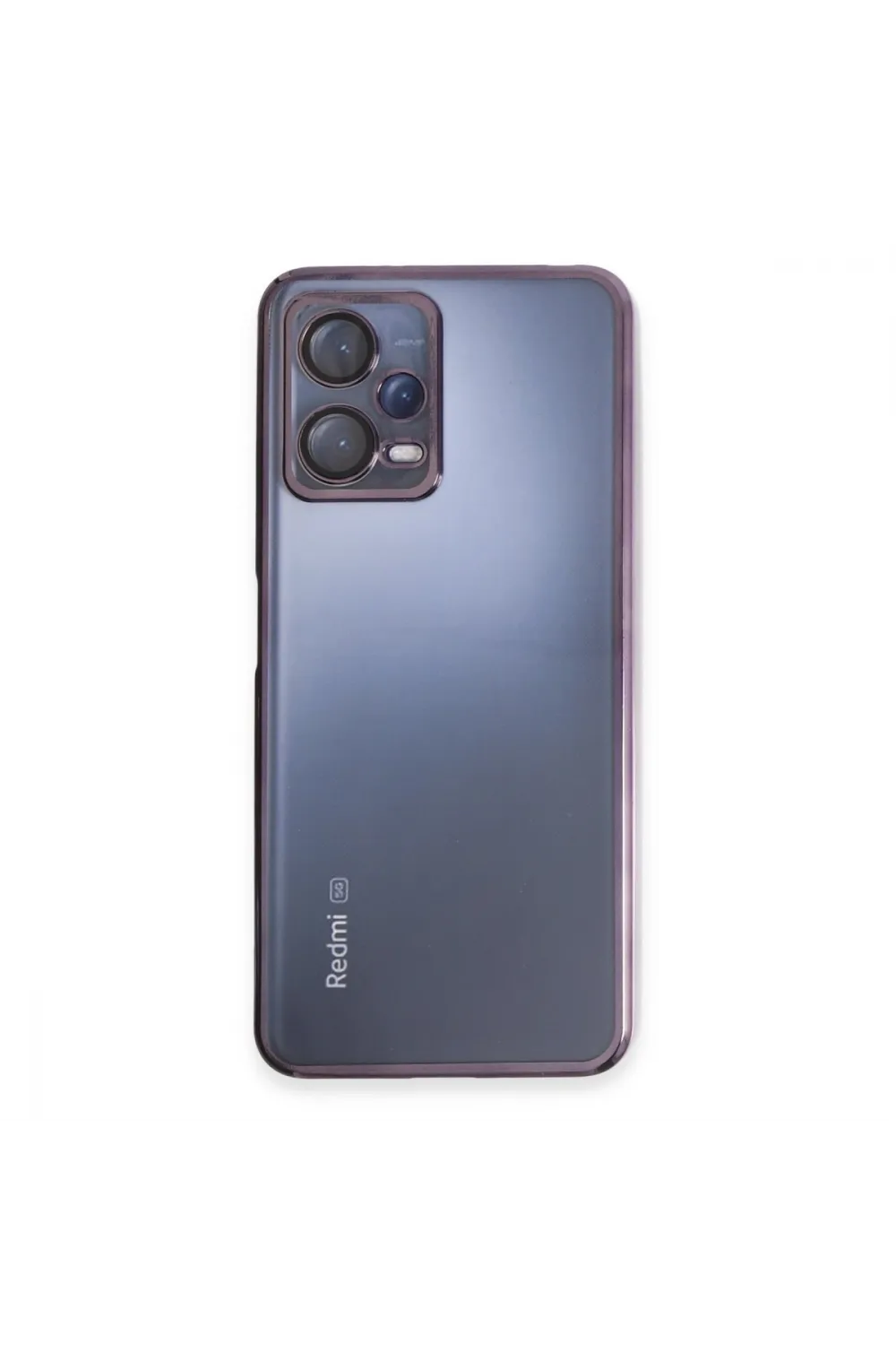 Xiaomi Redmi Note 12 5g Kılıf Razer Lensli Silikon - Mor