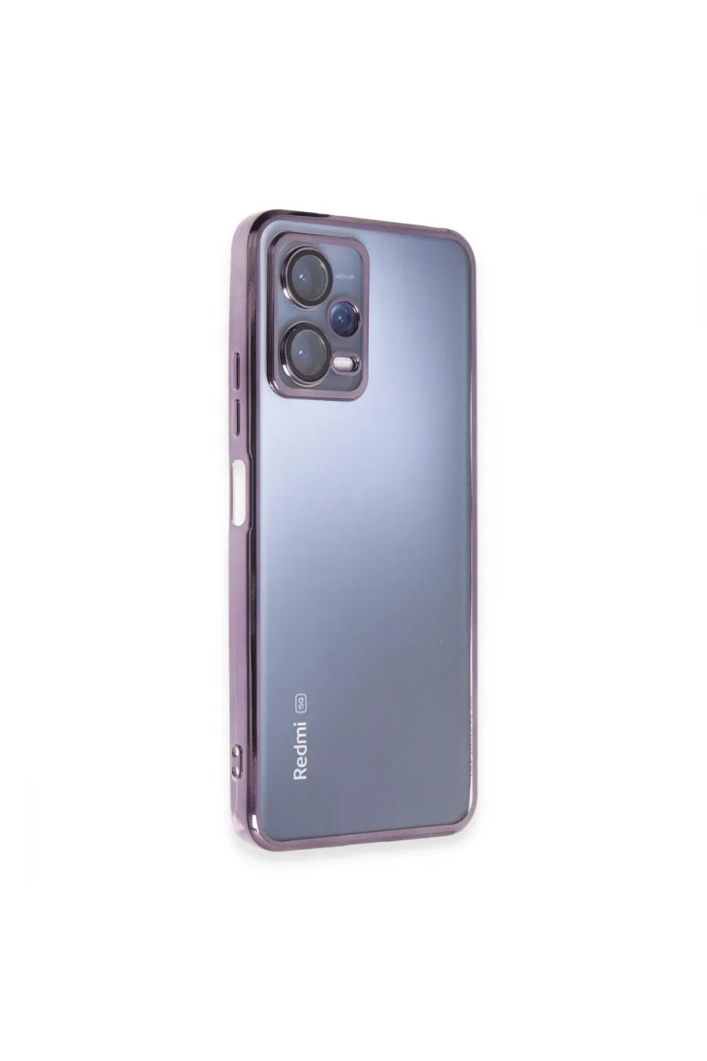 Xiaomi Redmi Note 12 5g Kılıf Razer Lensli Silikon - Mor