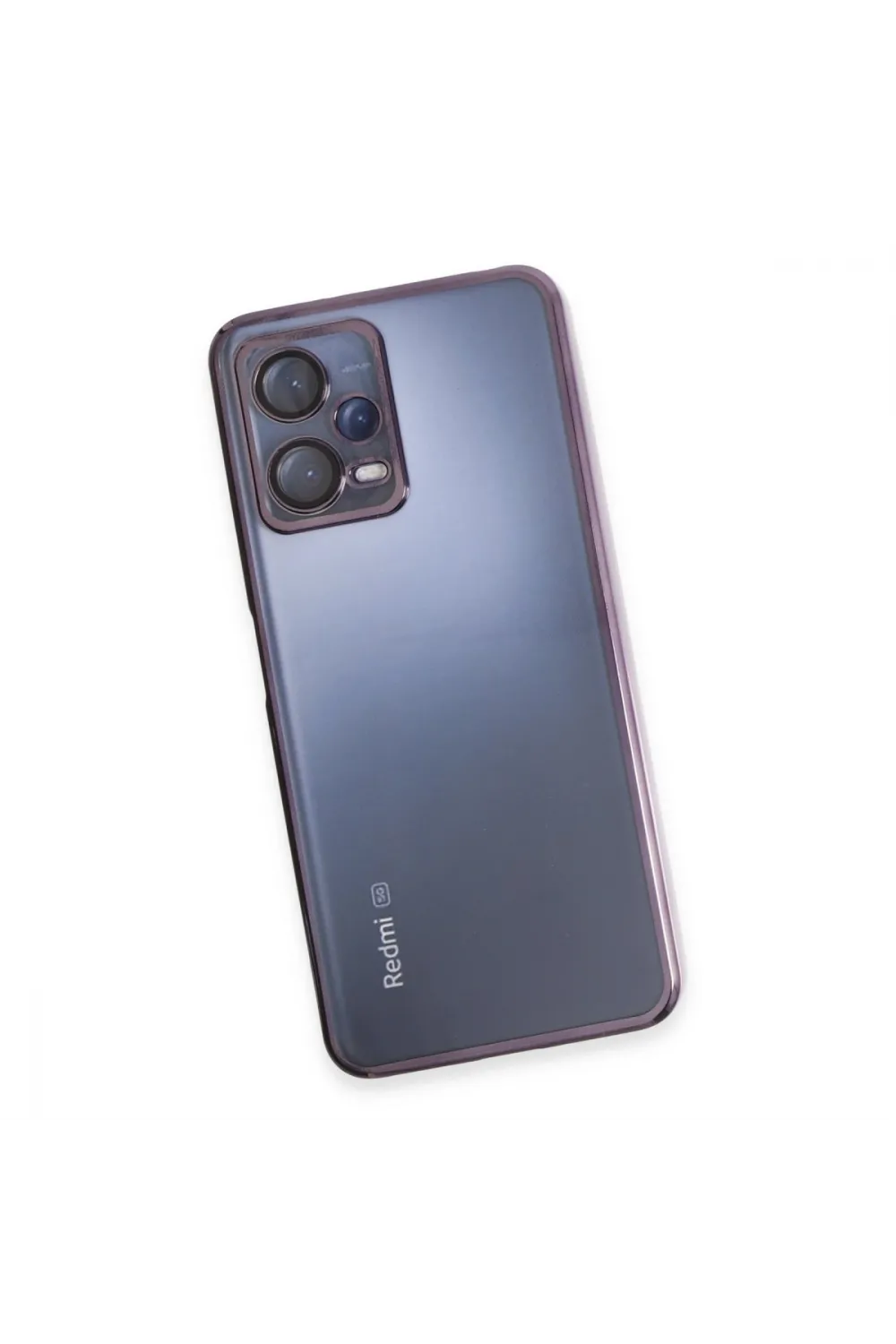 Xiaomi Redmi Note 12 5g Kılıf Razer Lensli Silikon - Mor