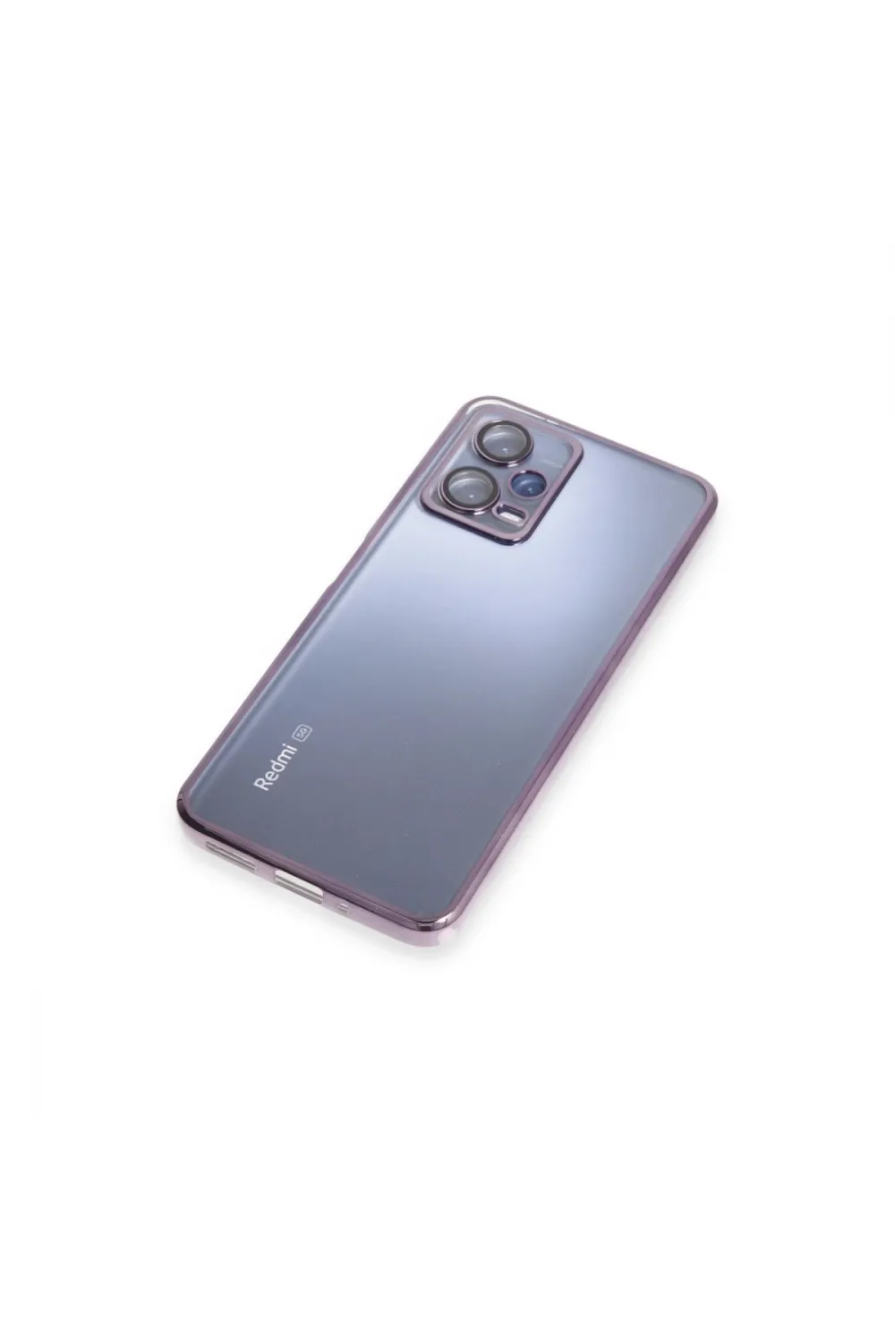 Xiaomi Redmi Note 12 5g Kılıf Razer Lensli Silikon - Mor