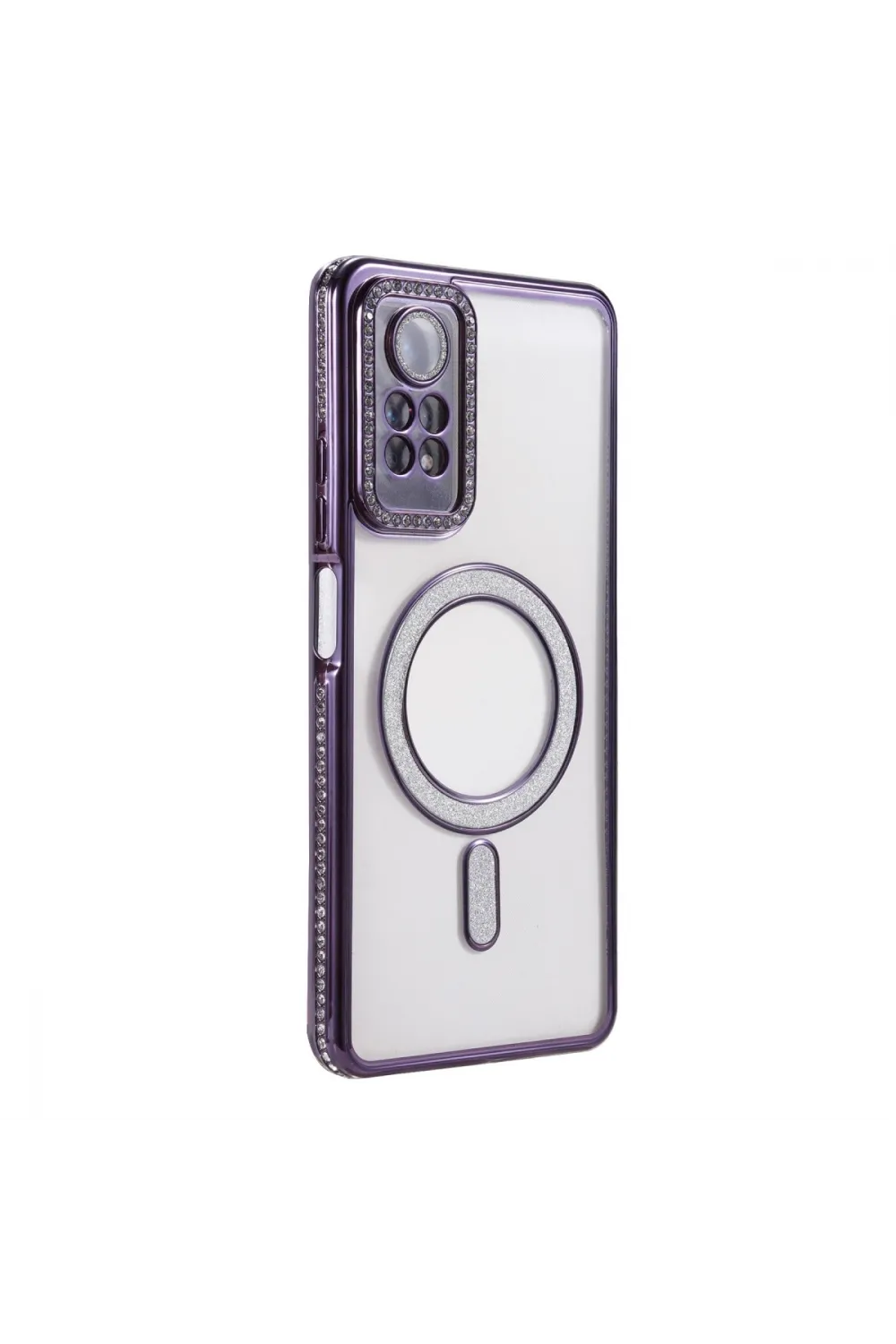 Xiaomi Redmi Note 12 Pro 4g Joke Simli Magneticsafe Kılıf - Derin Mor