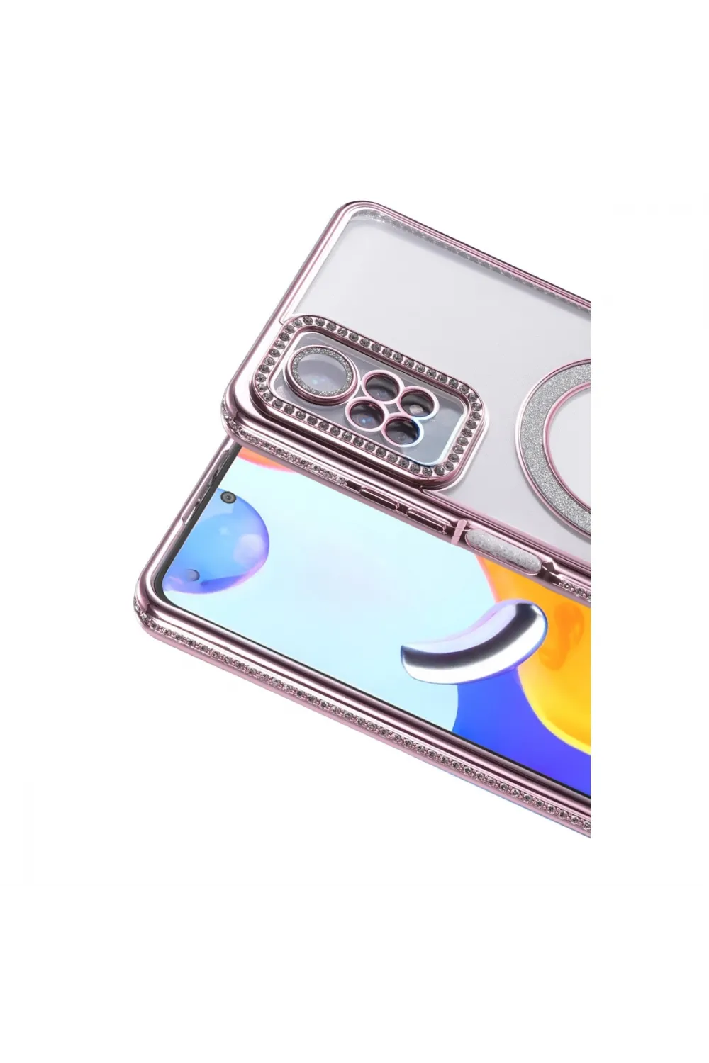 Xiaomi Redmi Note 12 Pro 4g Joke Simli Magneticsafe Kılıf - Pembe