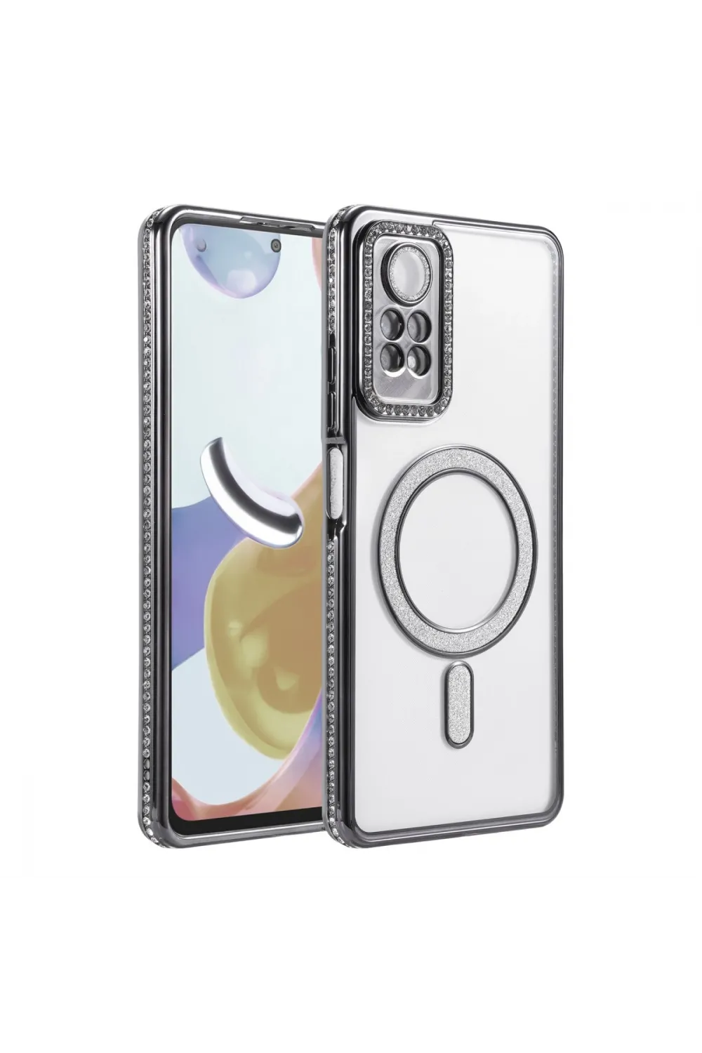 Xiaomi Redmi Note 12 Pro 4g Joke Simli Magneticsafe Kılıf - Siyah