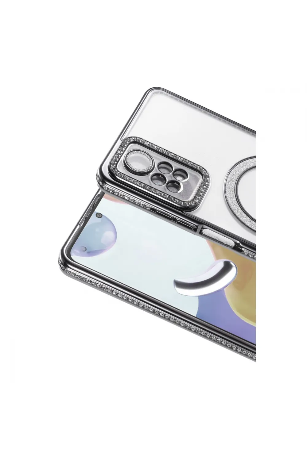Xiaomi Redmi Note 12 Pro 4g Joke Simli Magneticsafe Kılıf - Siyah