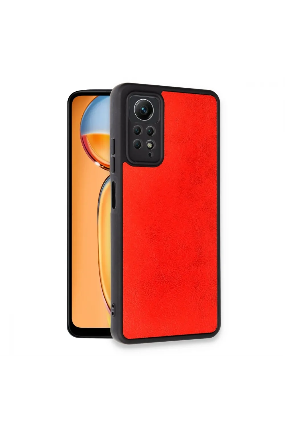 Xiaomi Redmi Note 12 Pro 4g Kılıf Aras Deri Kapak - Kırmızı