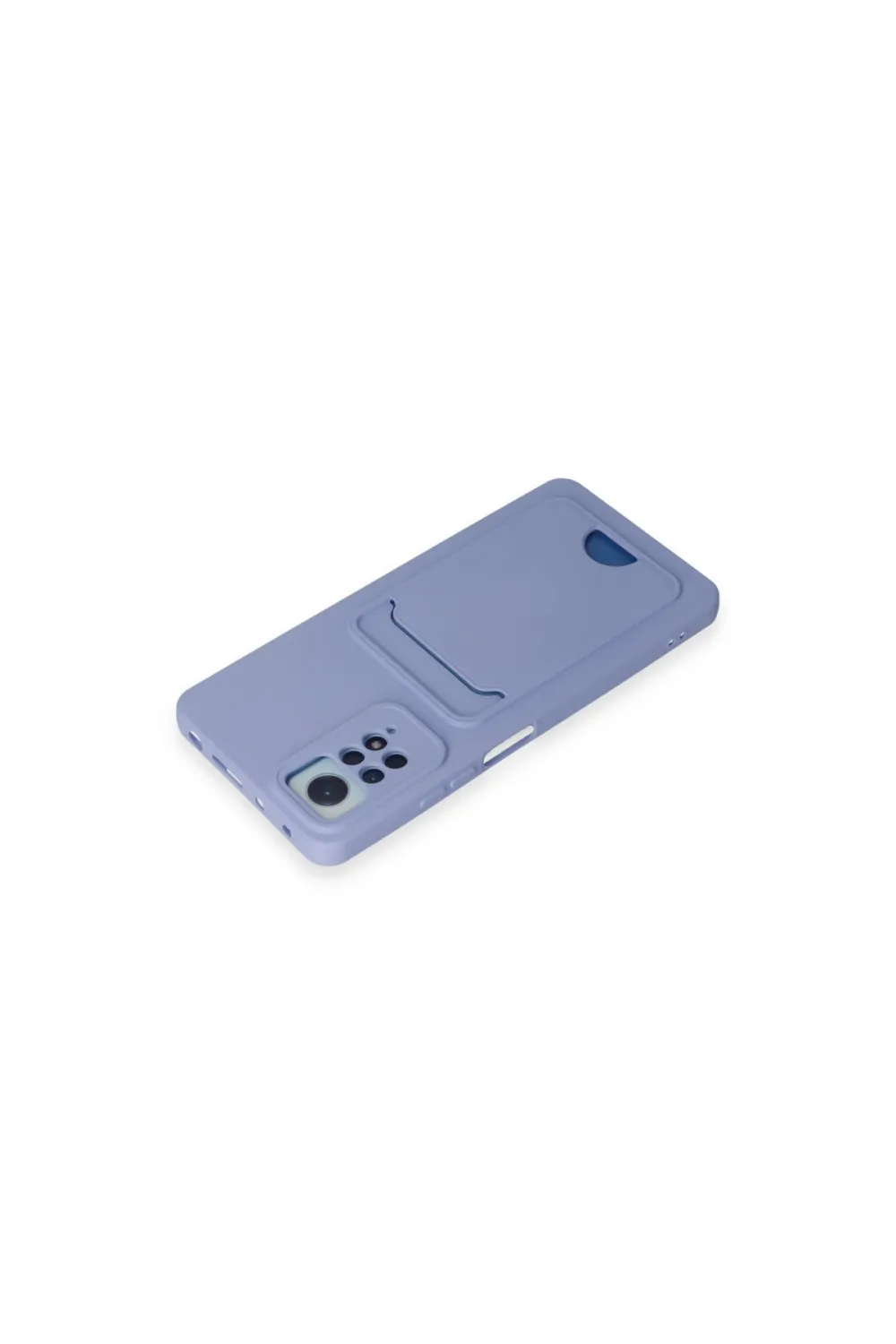 Xiaomi Redmi Note 12 Pro 4g Kılıf Kelvin Kartvizitli Silikon - Lila