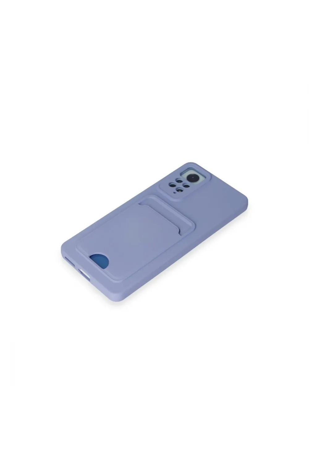 Xiaomi Redmi Note 12 Pro 4g Kılıf Kelvin Kartvizitli Silikon - Lila