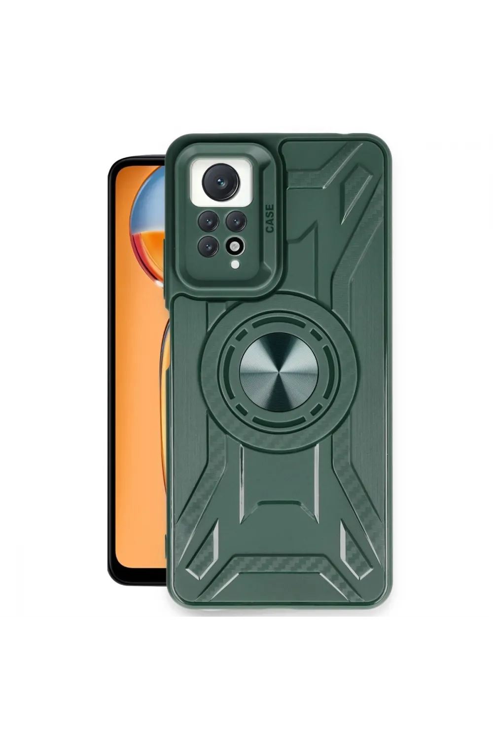 Xiaomi Redmi Note 12 Pro 4g Kılıf Lincoln Silikon - Koyu Yeşil