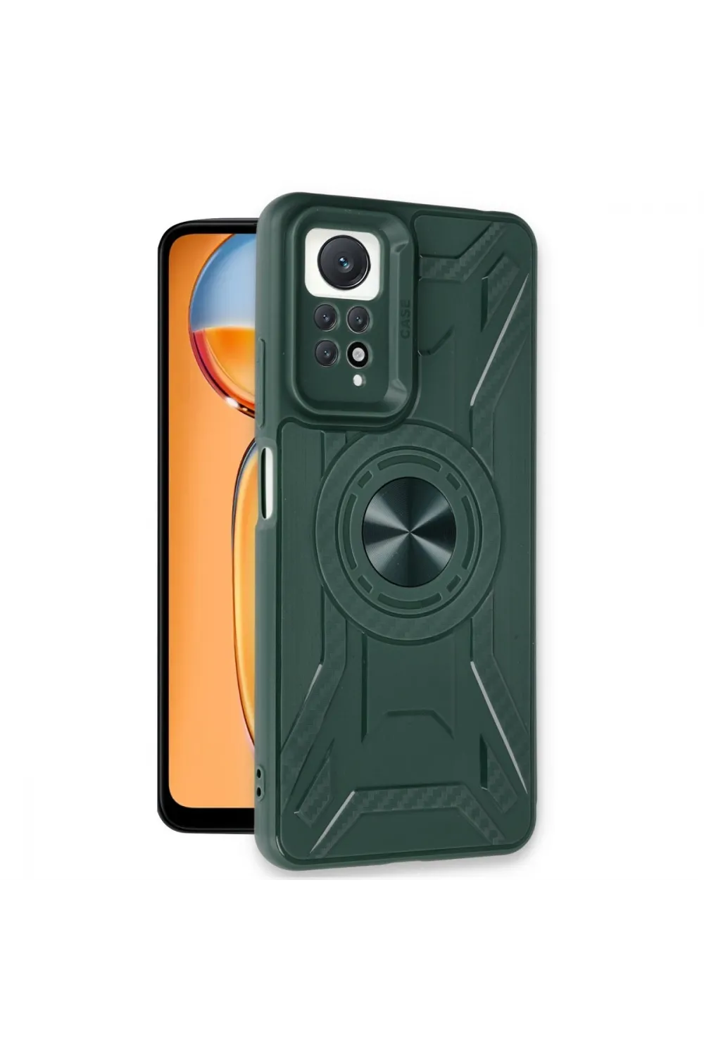 Xiaomi Redmi Note 12 Pro 4g Kılıf Lincoln Silikon - Koyu Yeşil
