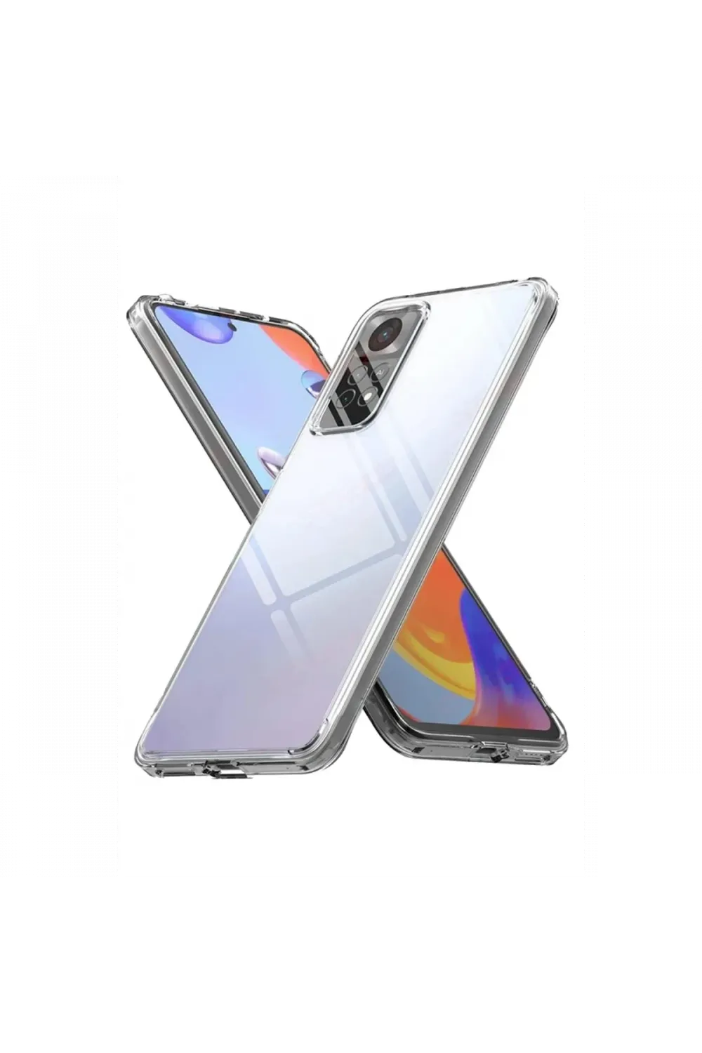 Xiaomi Redmi Note 12 Pro 4G Kılıf Lüx Şeffaf Silikon
