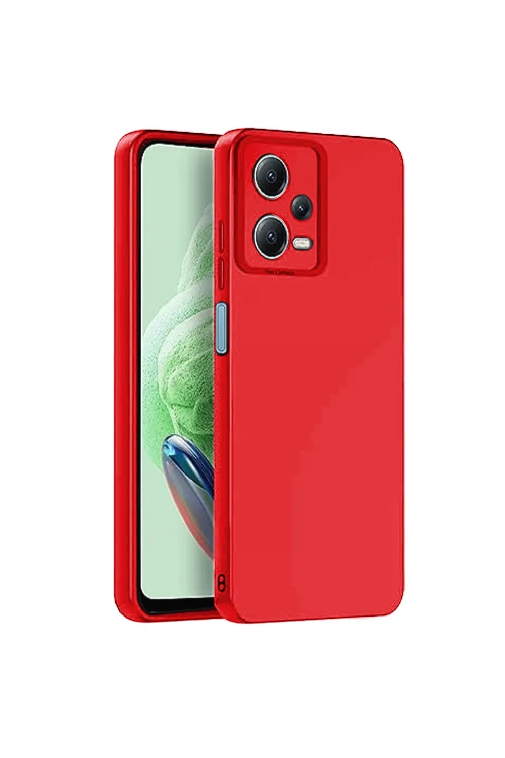 Xiaomi Redmi Note 12 Pro 5g Kılıf Nano İçi Kadife Silikon - Kırmızı