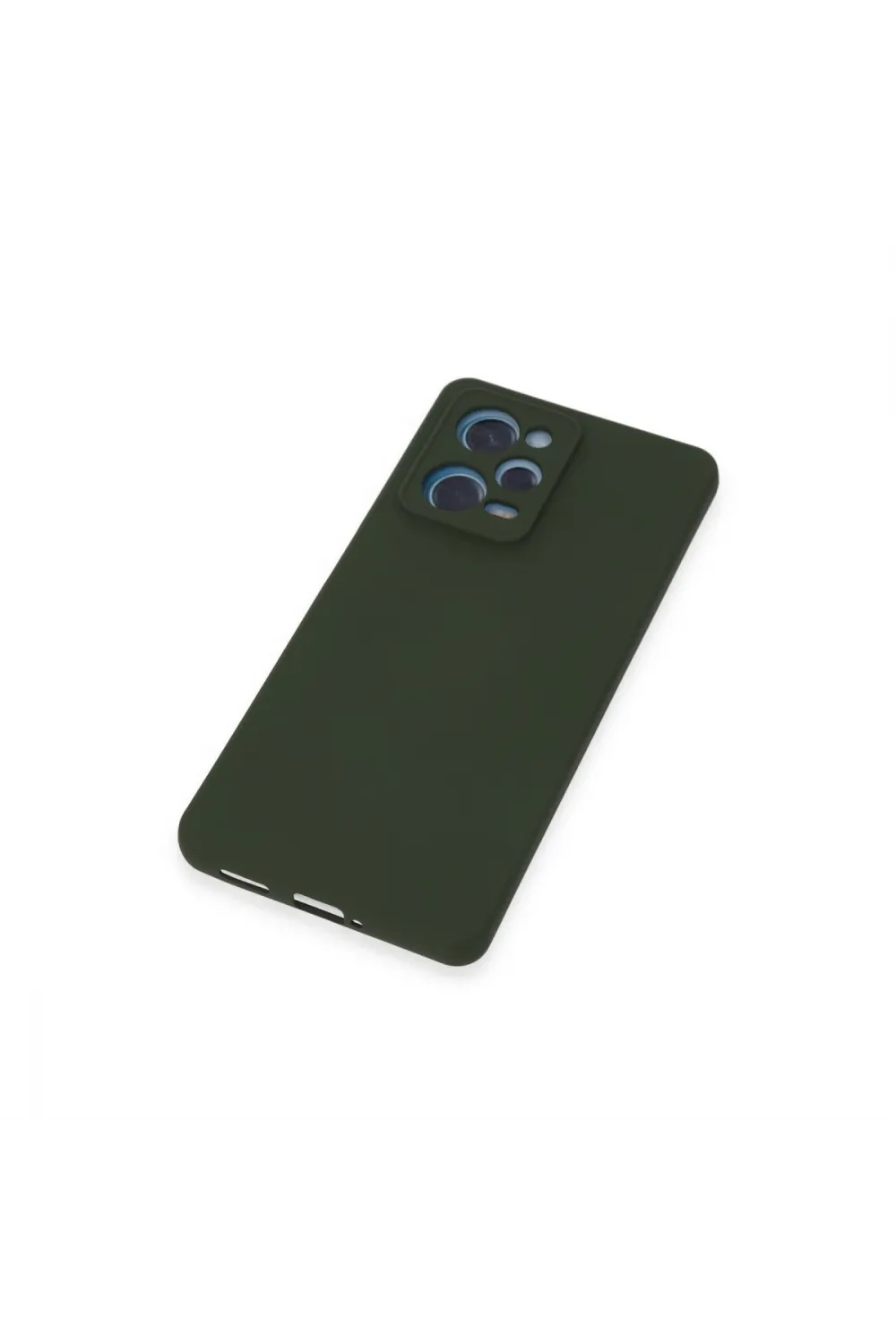 Xiaomi Redmi Note 12 Pro 5g Kılıf Nano İçi Kadife Silikon - Koyu Yeşil
