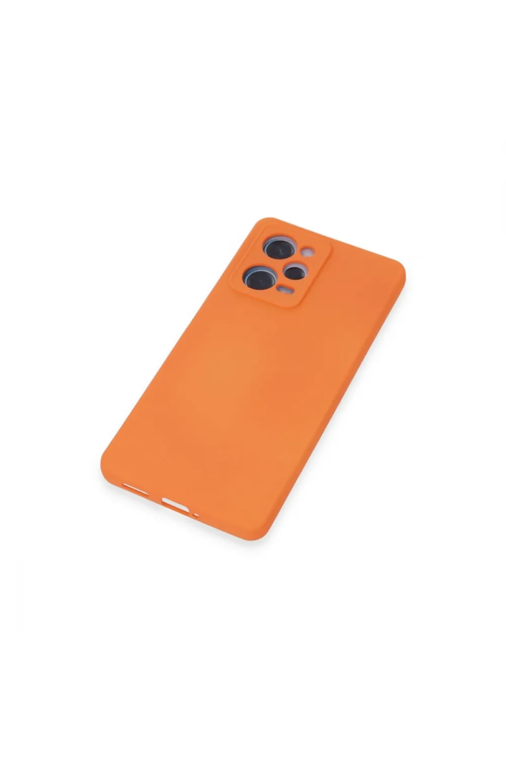 Xiaomi Redmi Note 12 Pro 5g Kılıf Nano İçi Kadife Silikon - Turuncu