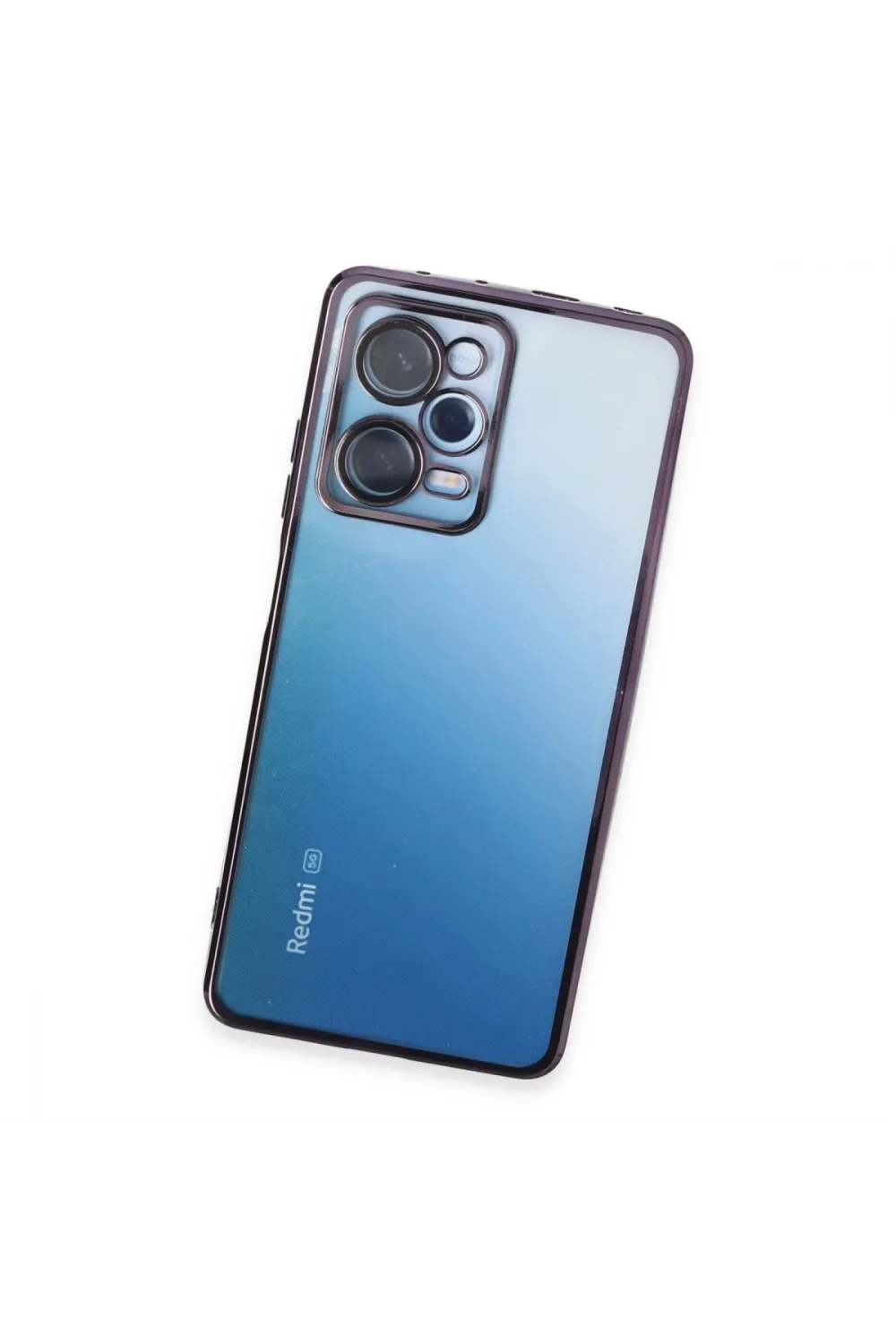 Xiaomi Redmi Note 12 Pro 5g Kılıf Razer Lensli Silikon - Mor