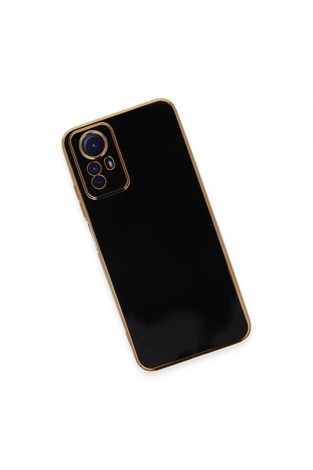 Xiaomi Redmi Note 12s Kılıf Volet Silikon - Siyah