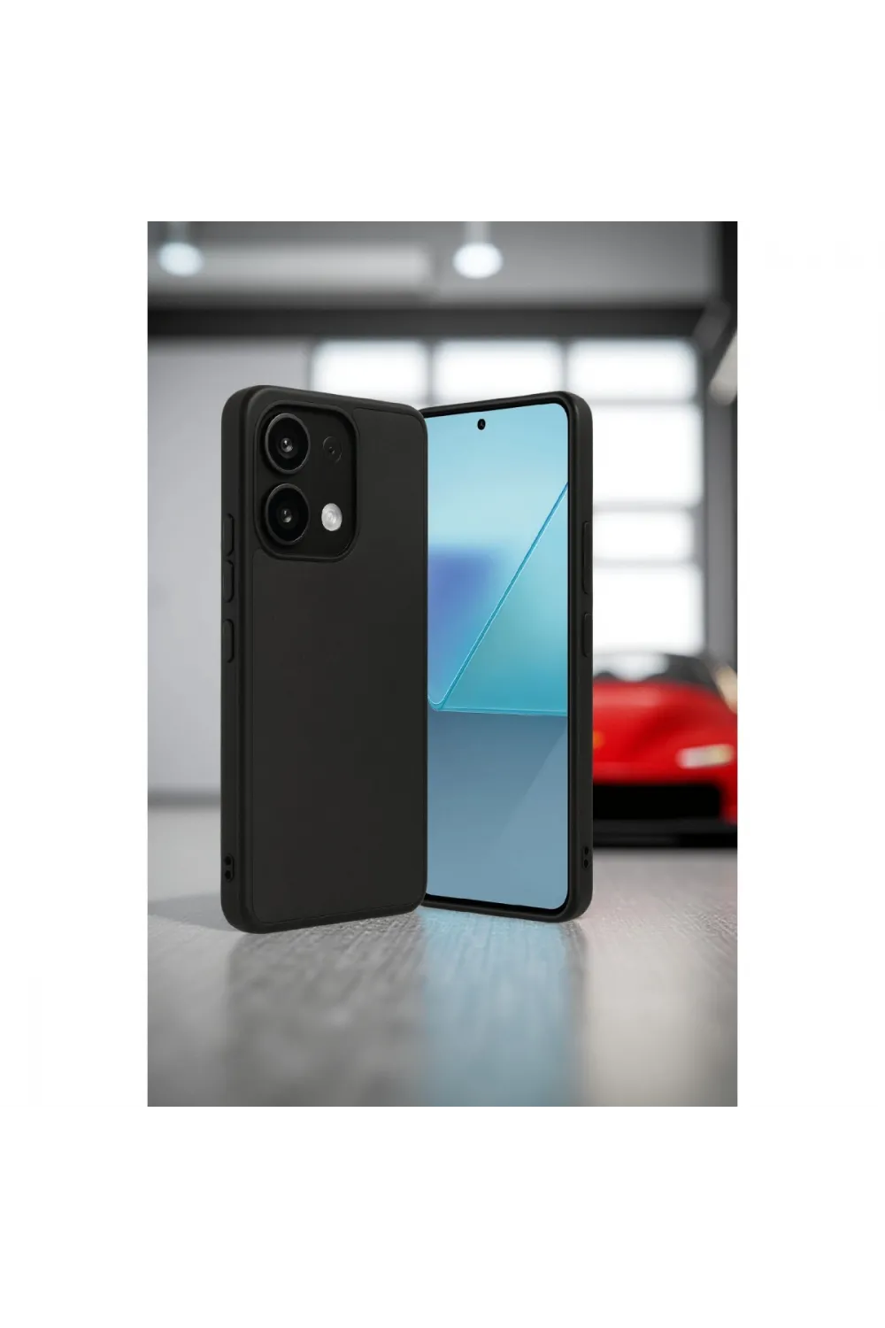 Xiaomi Redmi Note 13 4g Kılıf Aras Deri Kapak - Siyah