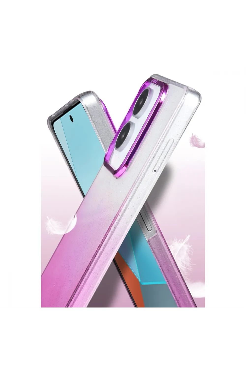 Xiaomi Redmi Note 13 Pro 4g Glossy Kapak - Mavi