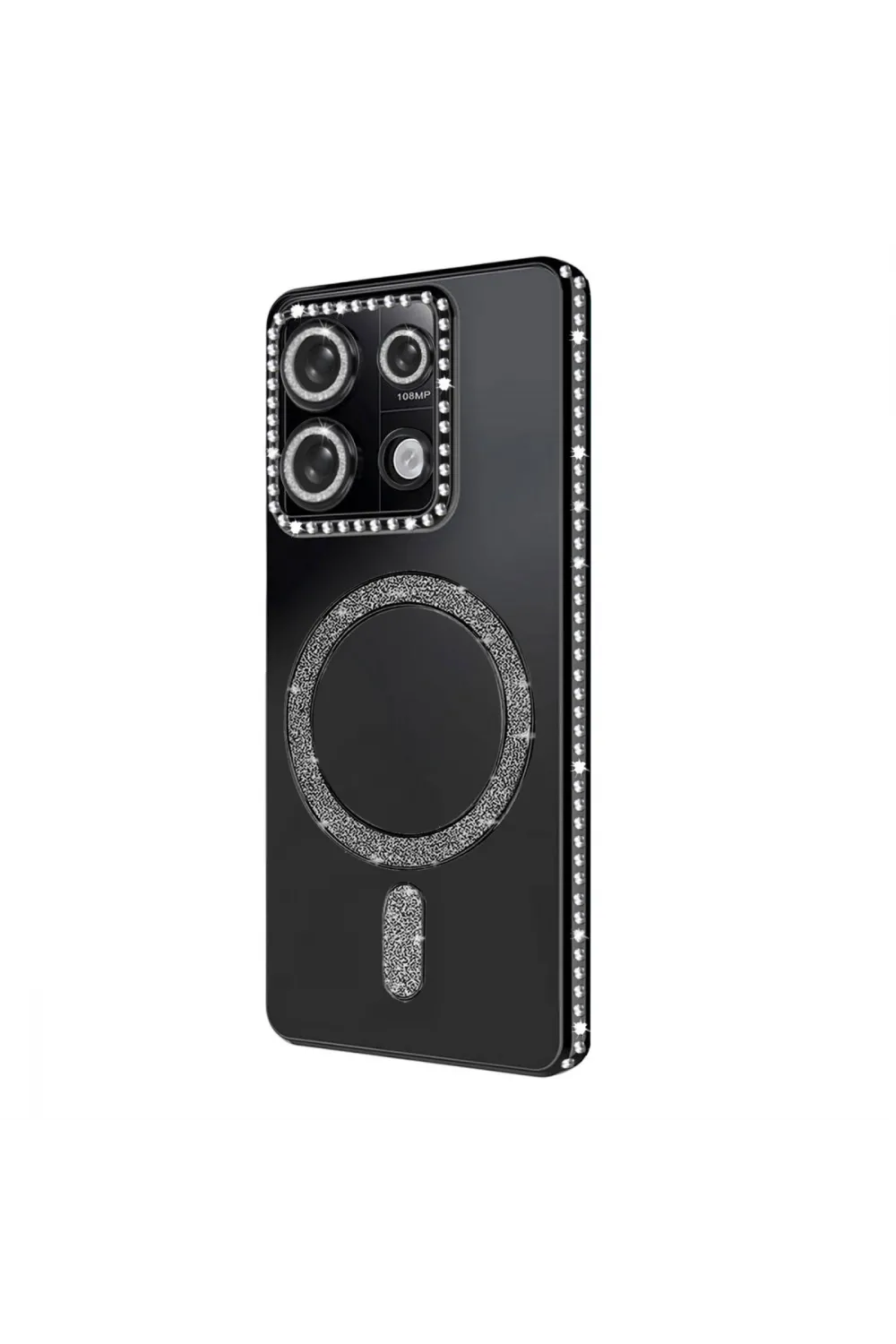 Xiaomi Redmi Note 13 Pro 4g Joke Simli Magneticsafe Kılıf - Siyah