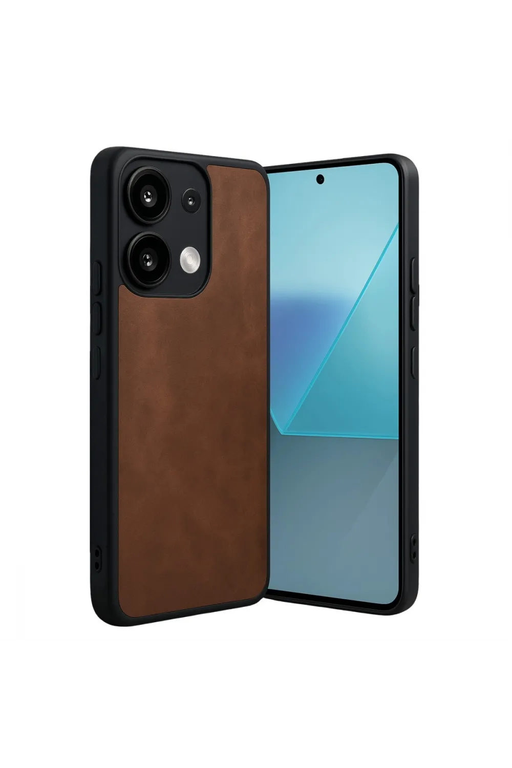 Xiaomi Redmi Note 13 Pro 4g Kılıf Aras Deri Kapak - Taba