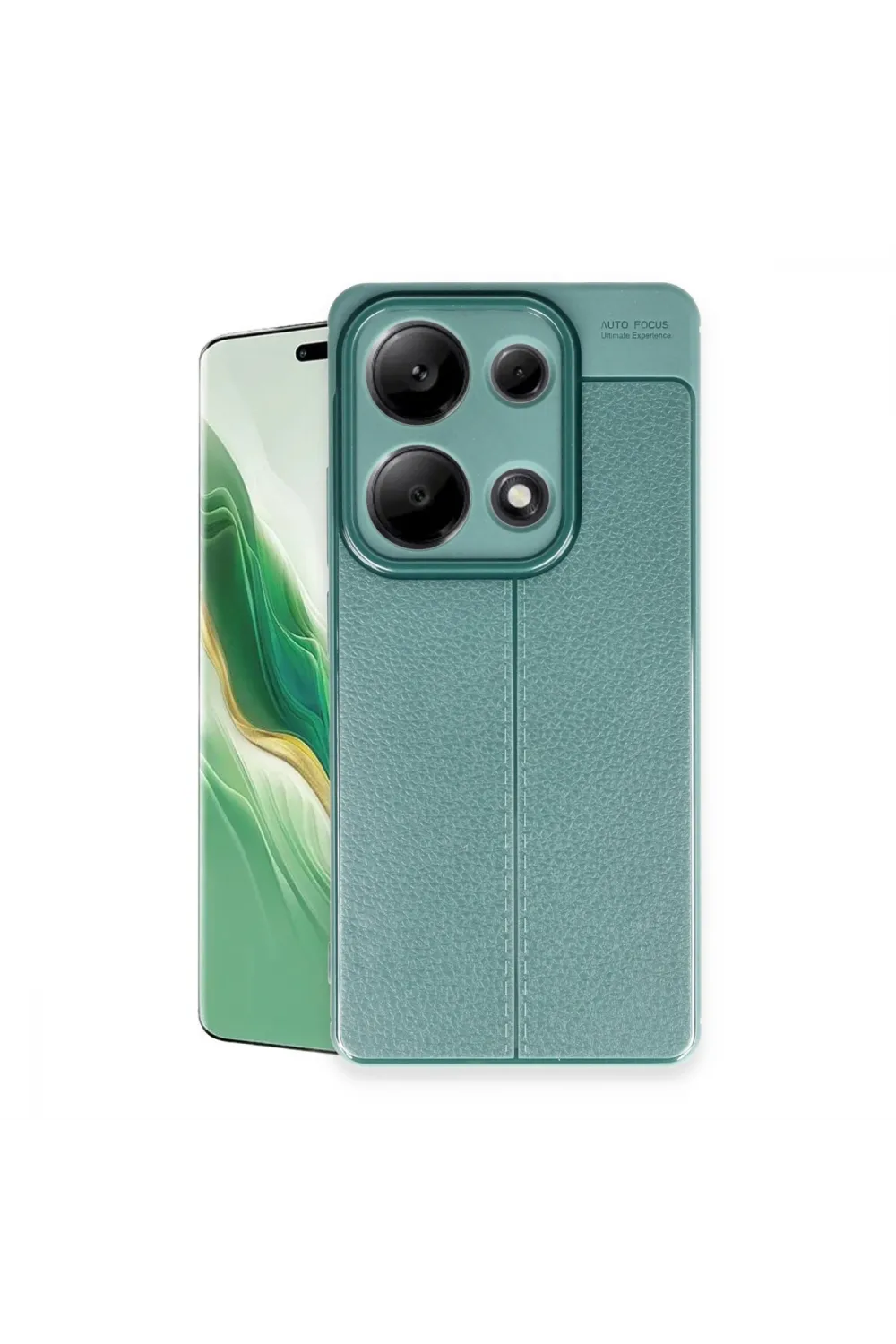 Xiaomi Redmi Note 13 Pro 4g Kılıf Auto Focus Kapak - Koyu Yeşil