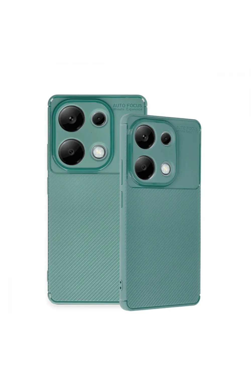 Xiaomi Redmi Note 13 Pro 4g Kılıf Auto Focus Karbon Kapak - Koyu Yeşil