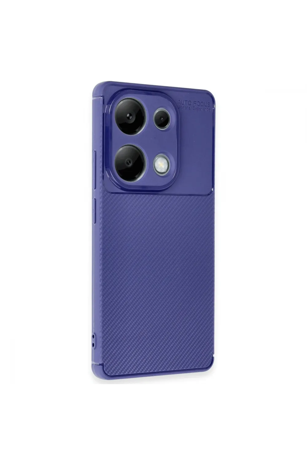 Xiaomi Redmi Note 13 Pro 4g Kılıf Auto Focus Karbon Kapak - Lacivert