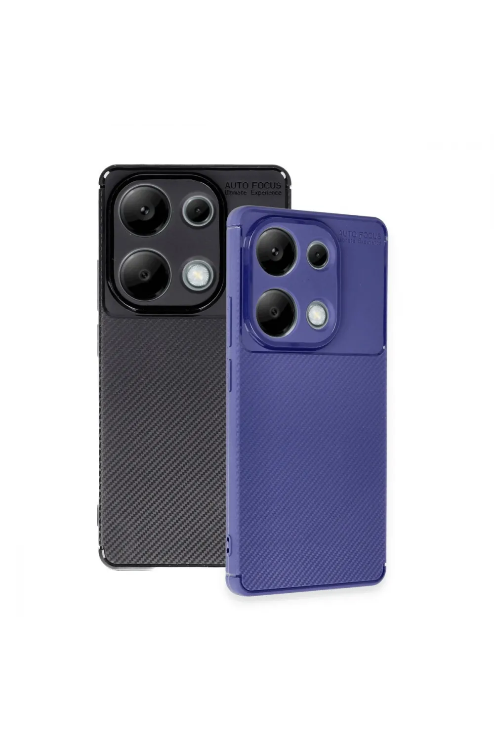 Xiaomi Redmi Note 13 Pro 4g Kılıf Auto Focus Karbon Kapak - Lacivert