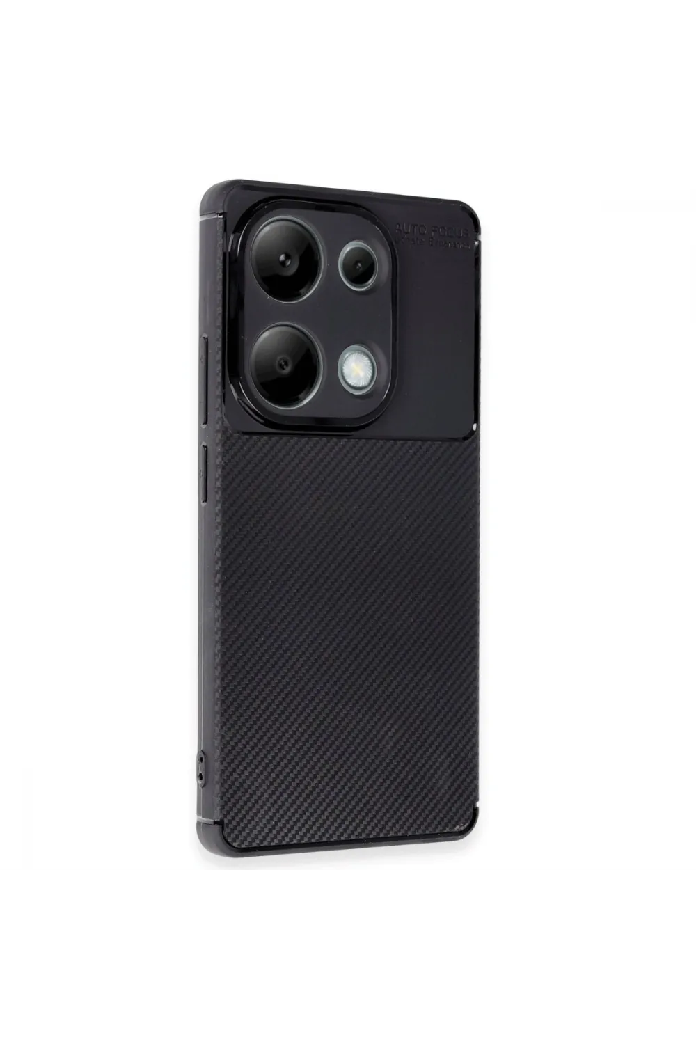 Xiaomi Redmi Note 13 Pro 4g Kılıf Auto Focus Karbon Kapak - Siyah
