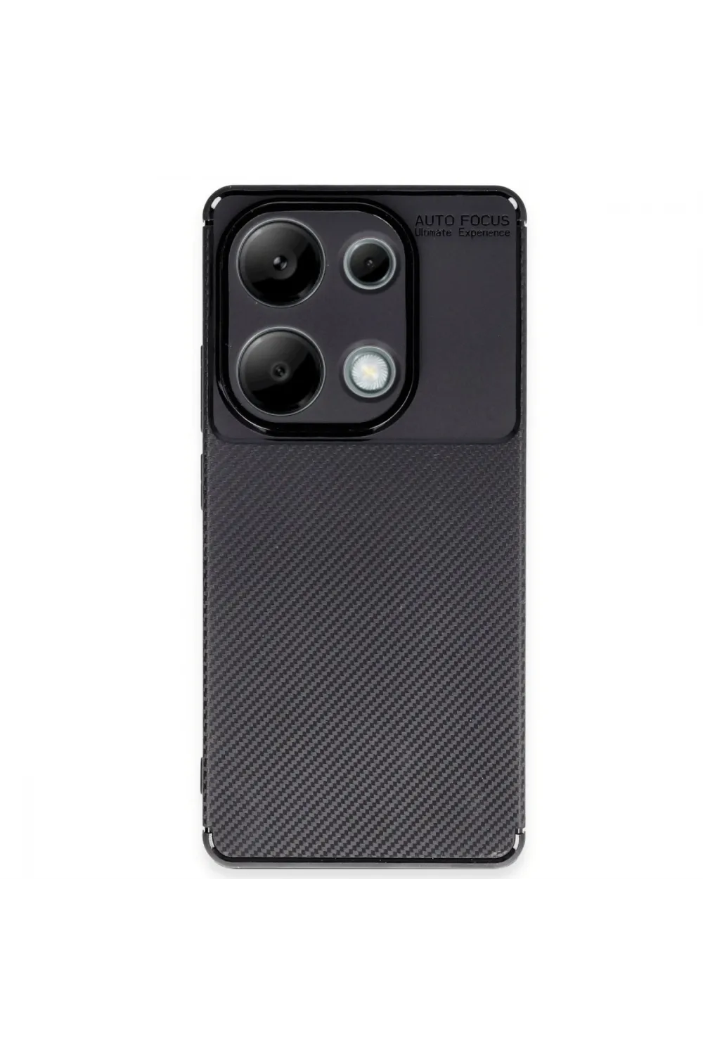Xiaomi Redmi Note 13 Pro 4g Kılıf Auto Focus Karbon Kapak - Siyah