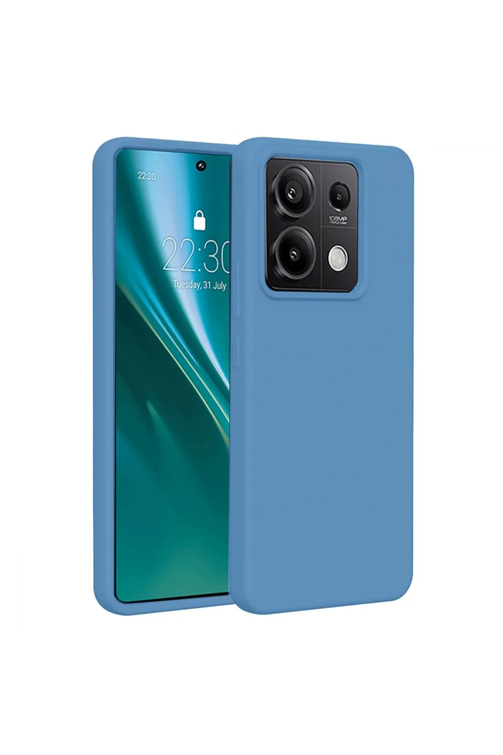 Xiaomi Redmi Note 13 Pro 4g Kılıf First Silikon - Mavi