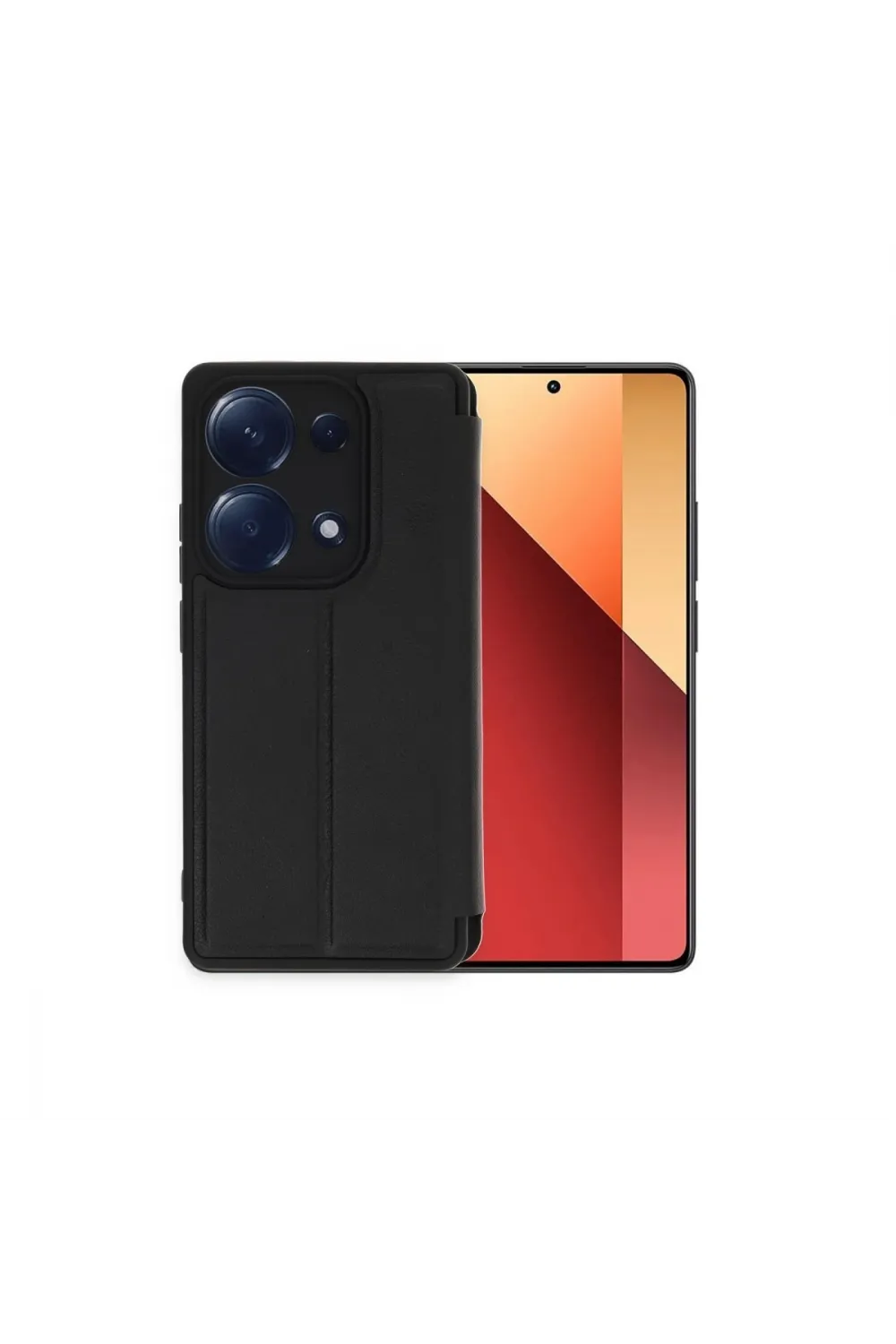 Xiaomi Redmi Note 13 Pro 4g Kılıf Flip Cover - Siyah