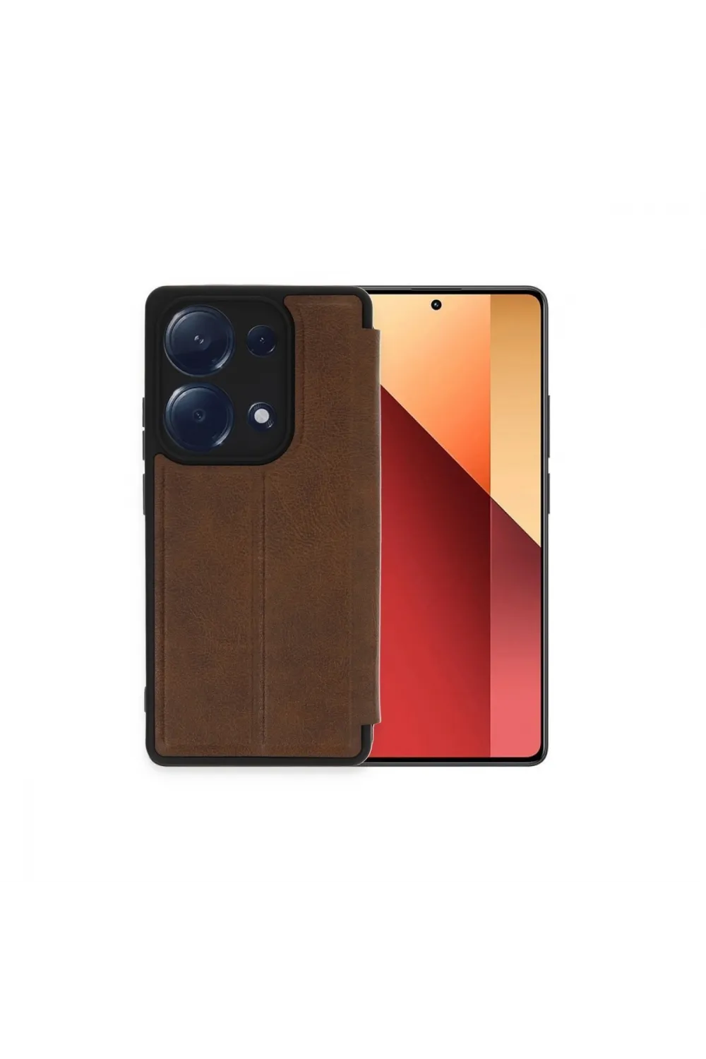 Xiaomi Redmi Note 13 Pro 4g Kılıf Flip Cover - Taba
