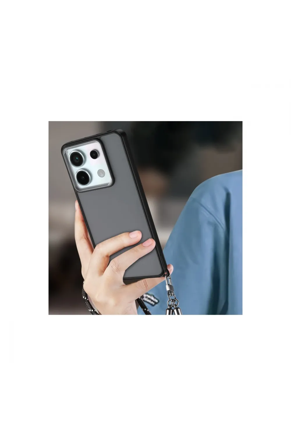 Xiaomi Redmi Note 13 Pro 5g Kılıf Elegant Kapak - Siyah