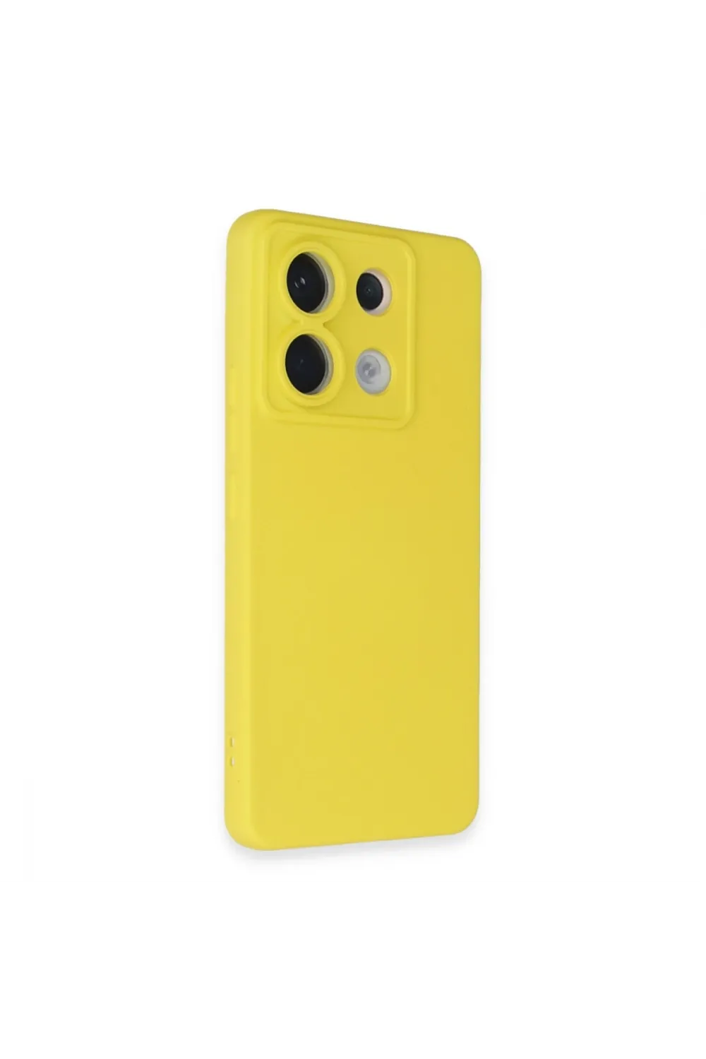 Xiaomi Redmi Note 13 Pro 5g Kılıf Nano İçi Kadife Silikon - Sarı