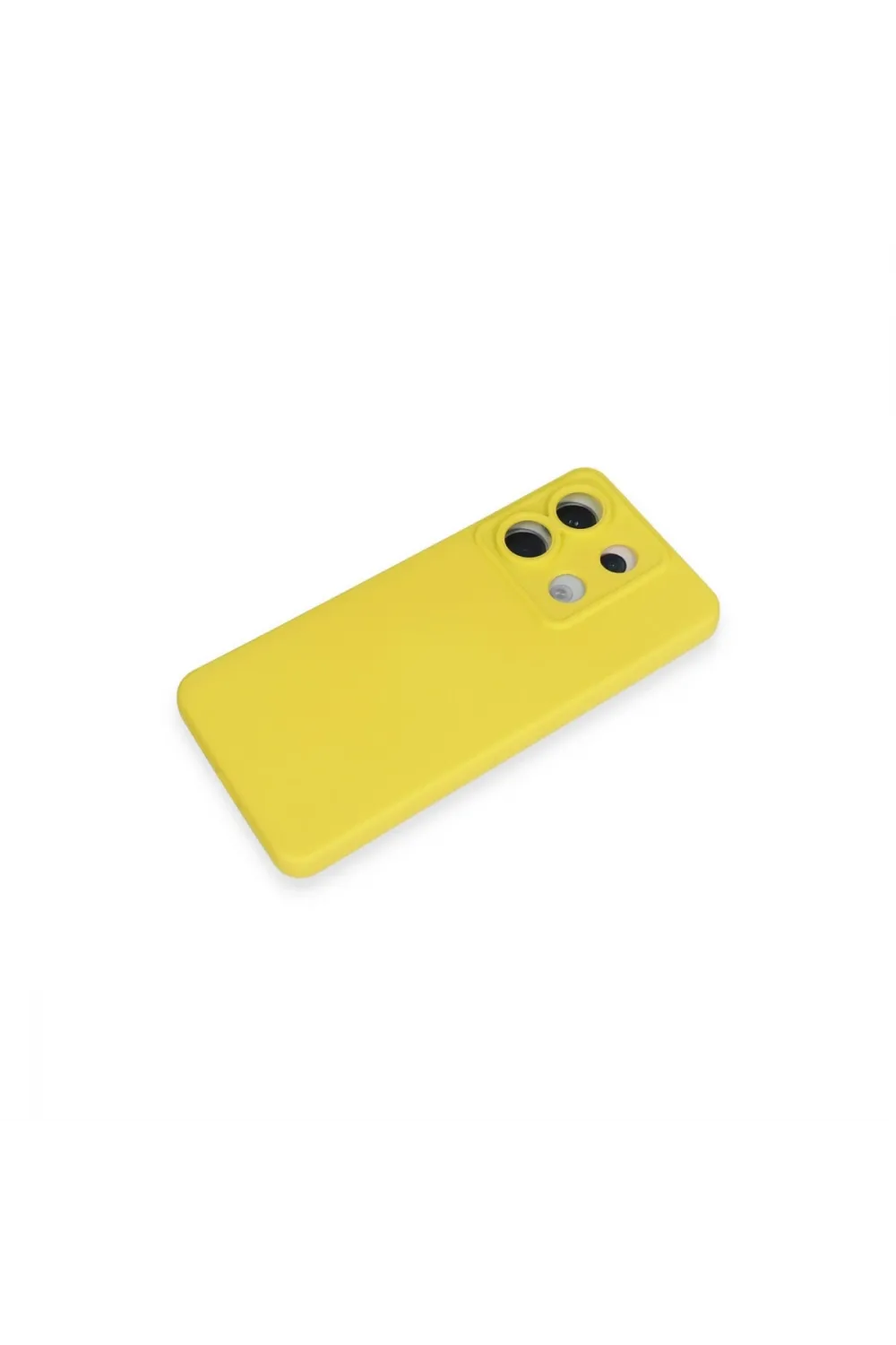 Xiaomi Redmi Note 13 Pro 5g Kılıf Nano İçi Kadife Silikon - Sarı
