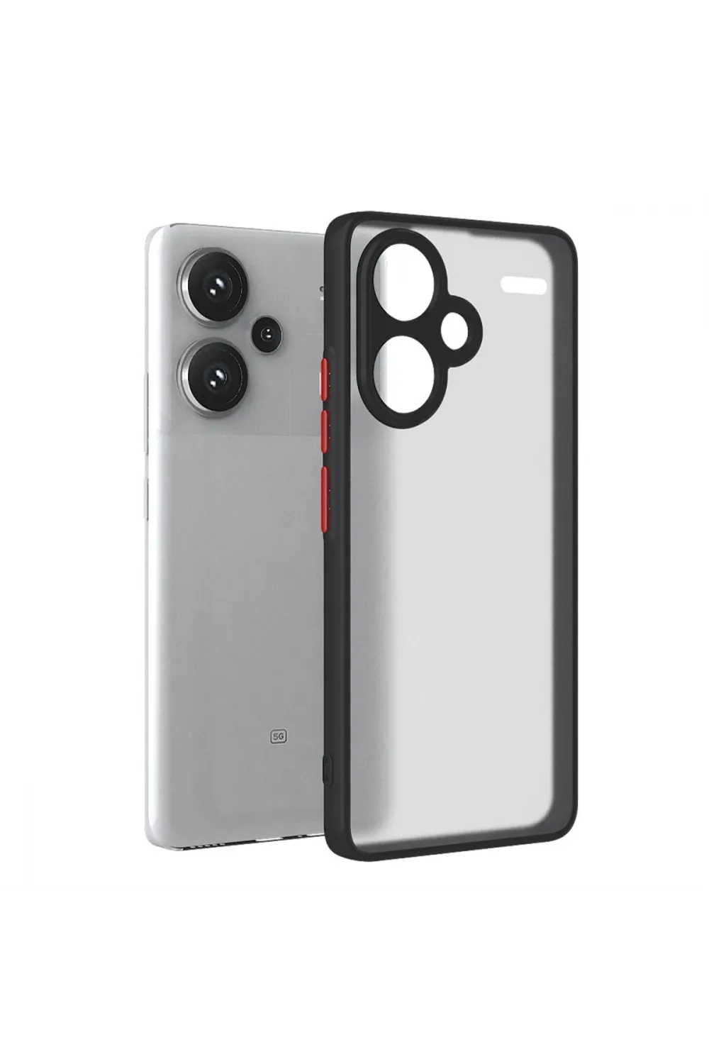 Xiaomi Redmi Note 13 Pro Plus Kılıf Montreal Silikon Kapak - Siyah