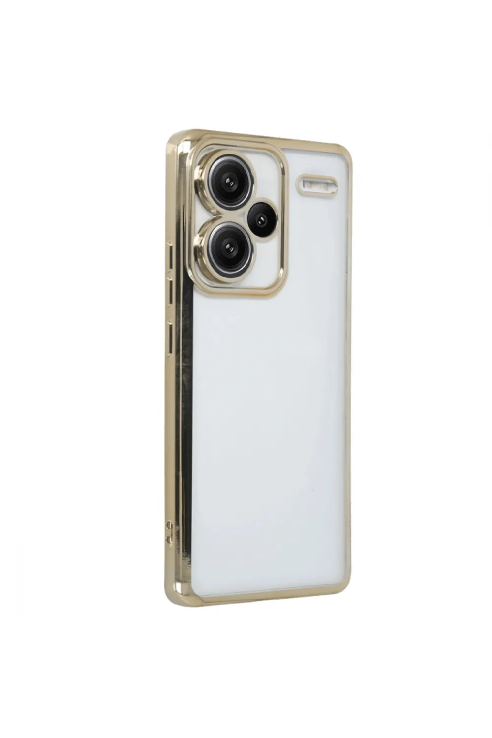 Xiaomi Redmi Note 13 Pro Plus Kılıf Razer Lensli Silikon - Gold